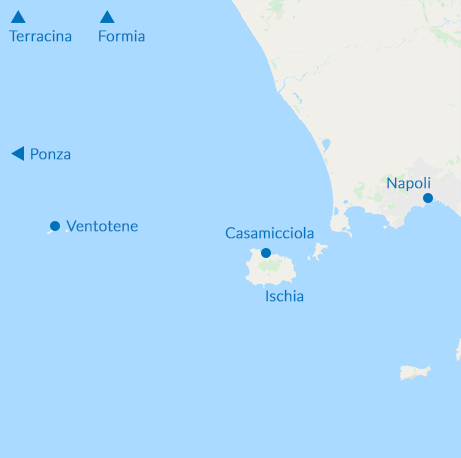 Traghetti per la Ventotene - tutti i porti